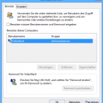 Windows 8 automatisch anmelden