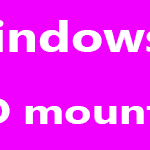 Windows 8 ISO mounten