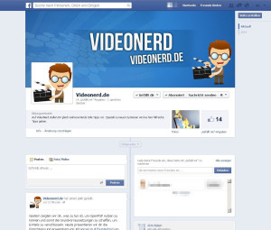Videonerd hat nun auch eine Facebook-Seite