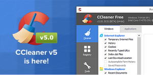 Der Reinigungstool CCleaner 5.0, der unter Windows genutzt werden kann