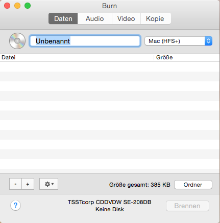 burn for mac update