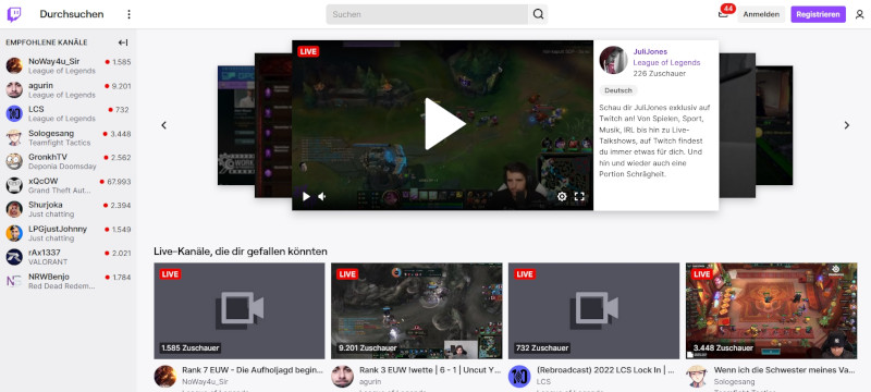 Twitch-Live-Streaming